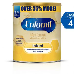 Enfamil Infant Formula, Powder 21.1 oz Can (Pack of 4)