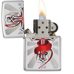 Zippo Cross With Wings