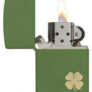 Zippo Matt Clover